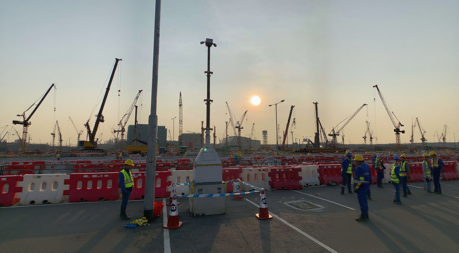 機(jī)場(chǎng)施工監(jiān)控不用愁，友聯(lián)哨兵移動(dòng)兵站隨用隨走